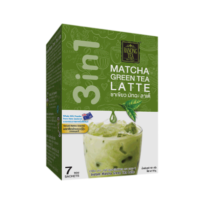 Ranong Tea 3in1 Latte Matcha Green Tea 7 Sachets