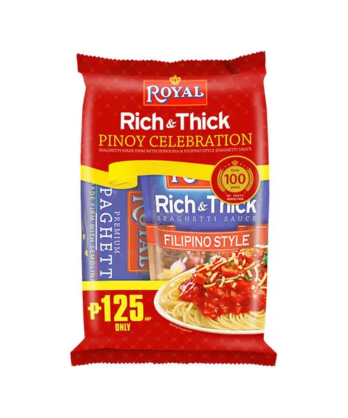 Royal Filipino Spaghetti & Sauce Celebration Value Pack