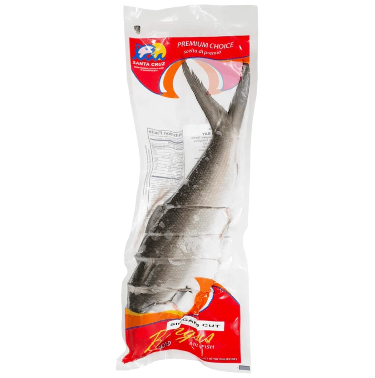 WHOLE Milkfish 600-800g