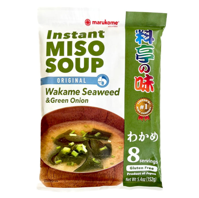 Marukome Instant Miso Soup - Wakame Seaweed & Green Onion 152g