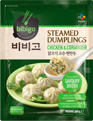 Bibigo Steamed Dumpling Chicken & Coriander 560g