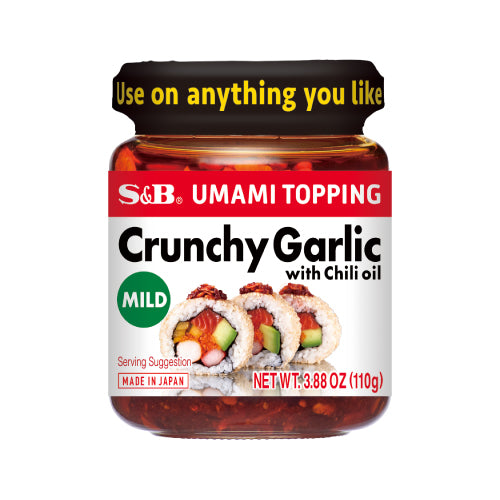 S&B Crunchy Garlic with Chili oil 110g MILD