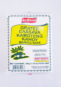 Buenas Grated Cassava (Kamoteng Kahoy) 454g