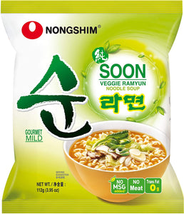 Nongshim Soon Veggie Ramyun Noodle Soup 112g