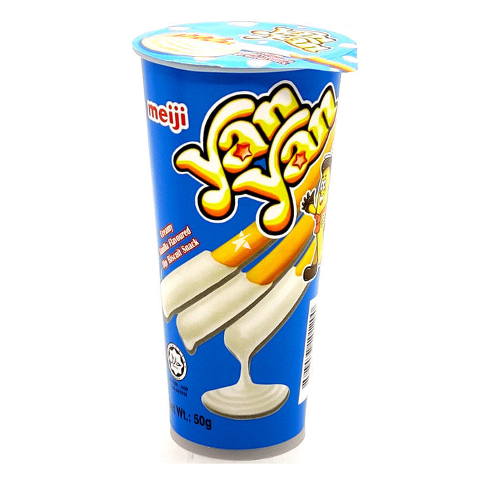 Meiji Yan Yan Biscuits with Creamy Vanilla 50g