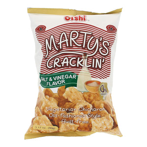 Oishi Marty's Cracklin' Salt & Vinegar Flavour 90g