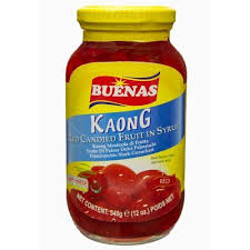 Buenas Kaong Sugar Palm Fruit in Syrup (Red)