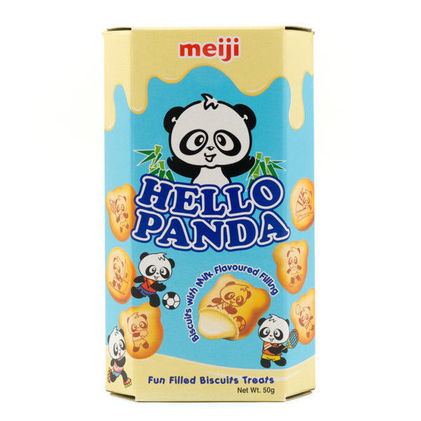 Meiji Hello Panda Milk Cream Biscuits 50g