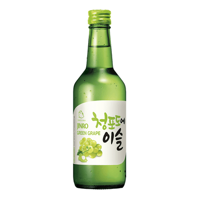 Jinro Green Grape Flavour Soju 360ml 13% Alc./Vol