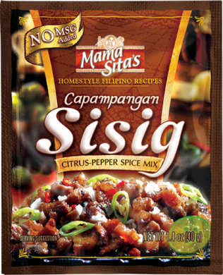 Mama Sita’s Capampangan Sisig Mix (Citrus-Pepper Spice) 40g