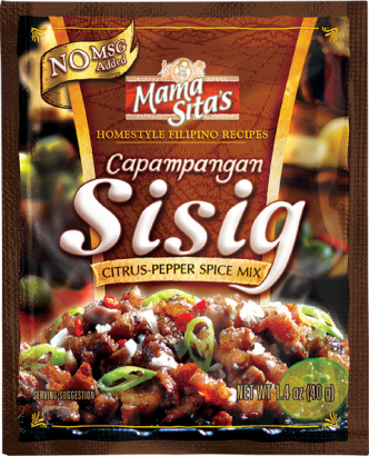 Mama Sita’s Capampangan Sisig Mix (Citrus-Pepper Spice) 40g