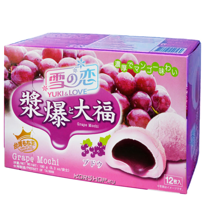 Yuki & Love Grape Mochi 180g
