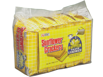 Sunflower Crackers Butter 7x27g