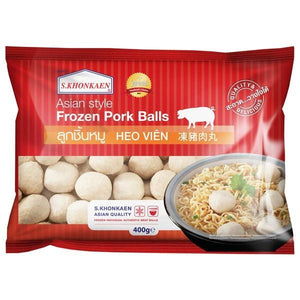 S. Khonkaen Asian Style Frozen Pork Balls 400g