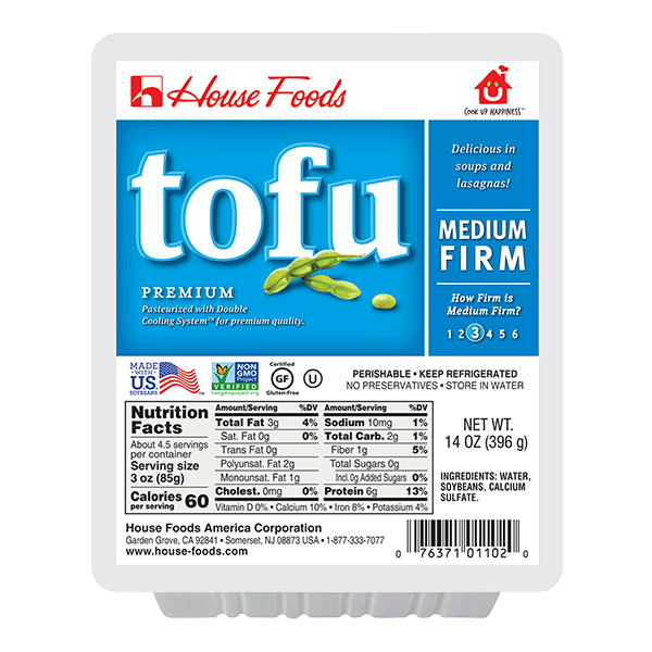 House Foods Tofu Premium Medium Firm 400g