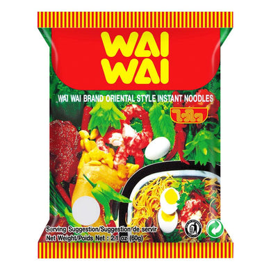 Wai Wai Instant Noodles Oriental Original Flavour 60g