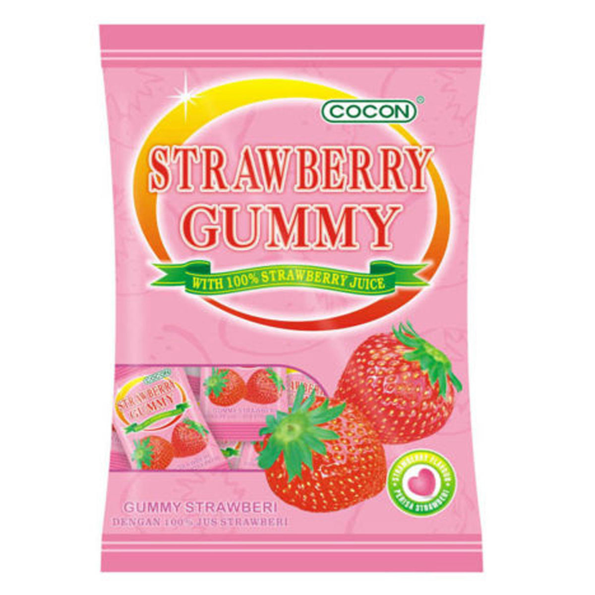 Cocon Strawberry Gummy 100g – Only Filipino
