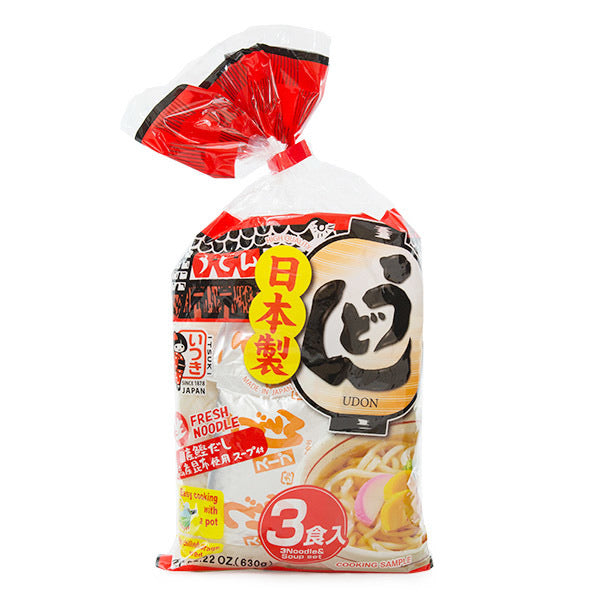 Itsuki Pre-Cooked Udon, 630 g, 3 servings