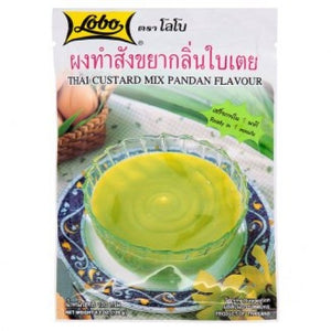 Lobo Thai Custard Mix Pandan Flavour 120g