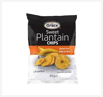 Grace Sweet Plantain Chips 85g