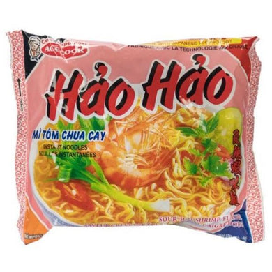 Hao Hao Instant Noodles Hot & Sour Shrimp Flavour 77g