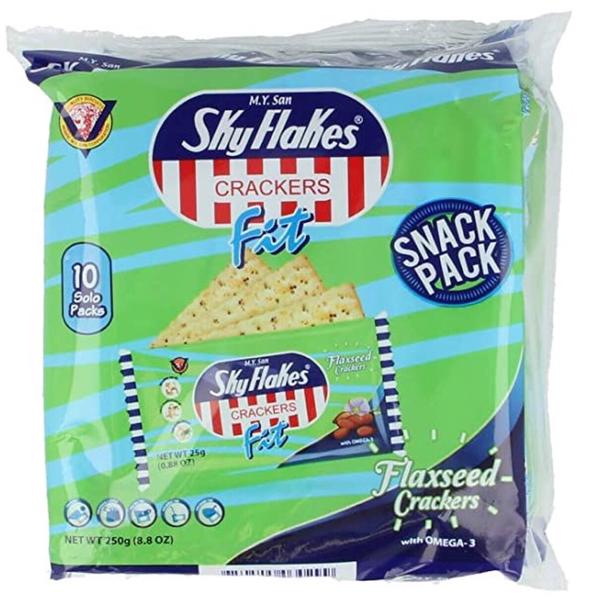 Sky Flakes Crackers Snack Pack (Flaxseed Crackers) 250g
