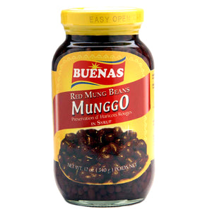 Buenas Munggo Red Mung Beans in Syrup 340g