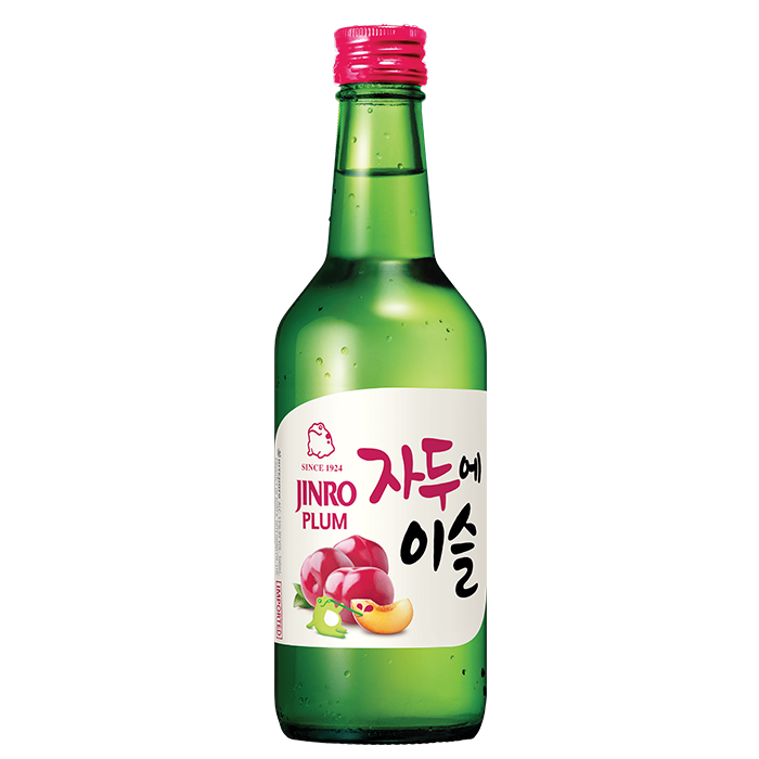 Jinro Plum Flavour Soju 360ml 13% Alc./Vol