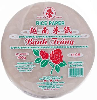 Longdan Brand Rice Paper Round 16cm 400g