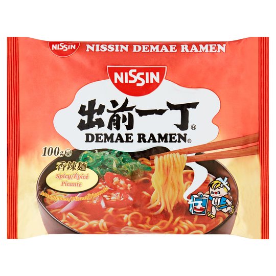 Nissin Demae Ramen Spicy Sesame Oil Instant Noodles 100g