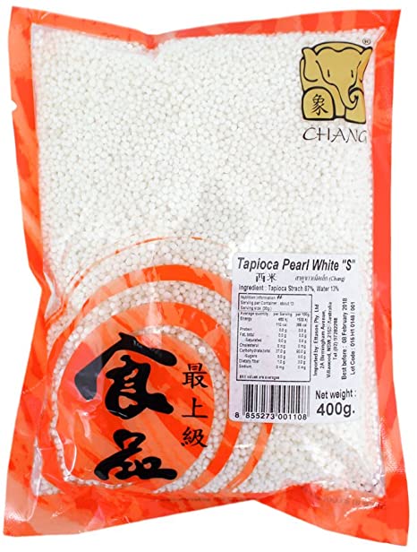 Tapioca Pearls Small White 400g