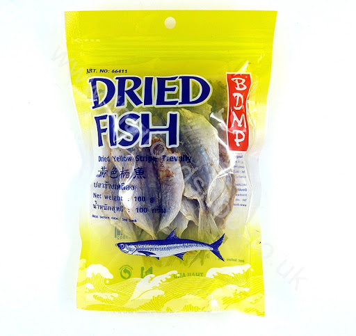Dried Yellow Stripe Trevally 100g